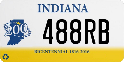 IN license plate 488RB
