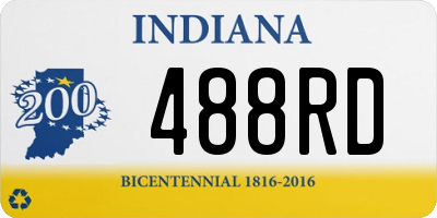 IN license plate 488RD