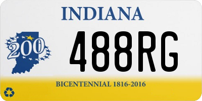 IN license plate 488RG