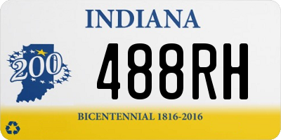 IN license plate 488RH