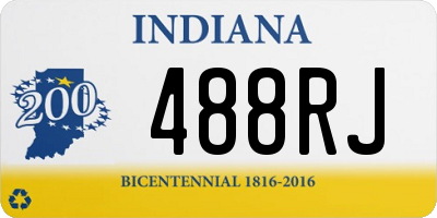 IN license plate 488RJ