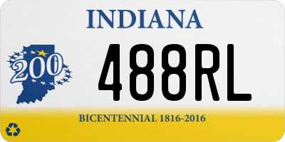 IN license plate 488RL