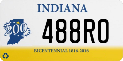 IN license plate 488RO