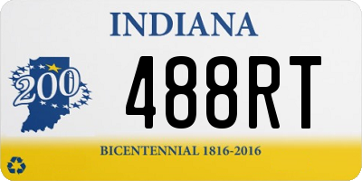 IN license plate 488RT