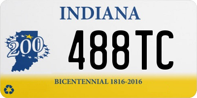 IN license plate 488TC