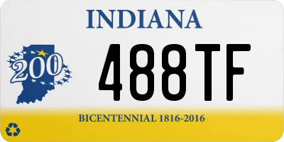 IN license plate 488TF