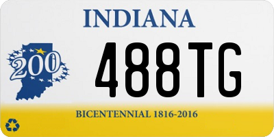 IN license plate 488TG