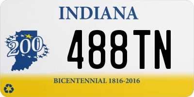 IN license plate 488TN