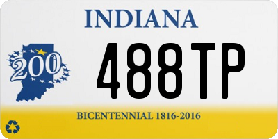 IN license plate 488TP