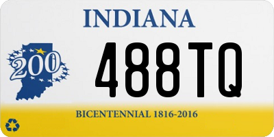 IN license plate 488TQ