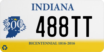 IN license plate 488TT