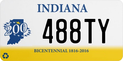 IN license plate 488TY