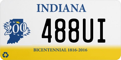 IN license plate 488UI