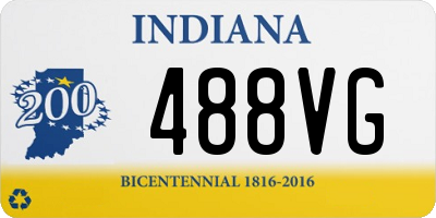 IN license plate 488VG