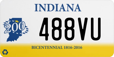IN license plate 488VU