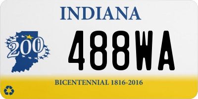 IN license plate 488WA