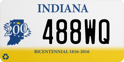 IN license plate 488WQ