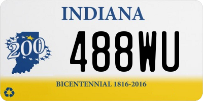 IN license plate 488WU