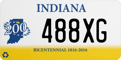 IN license plate 488XG