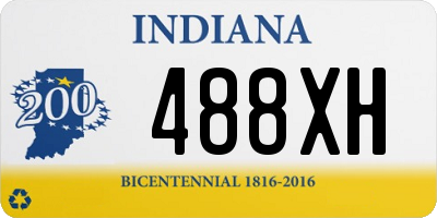 IN license plate 488XH