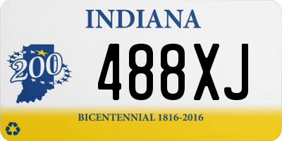IN license plate 488XJ