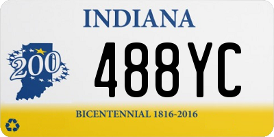 IN license plate 488YC