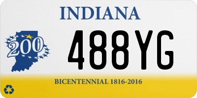 IN license plate 488YG