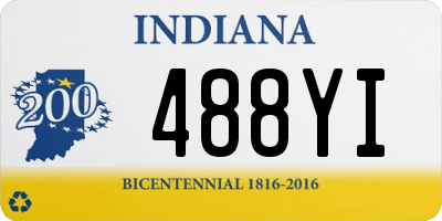 IN license plate 488YI