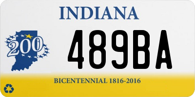 IN license plate 489BA