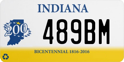 IN license plate 489BM