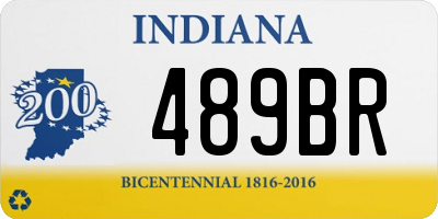 IN license plate 489BR