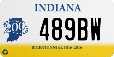 IN license plate 489BW