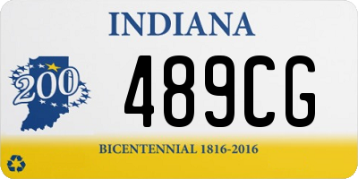 IN license plate 489CG