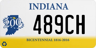 IN license plate 489CH