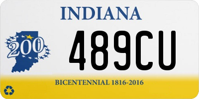 IN license plate 489CU