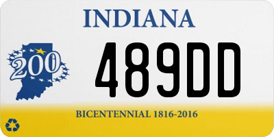 IN license plate 489DD