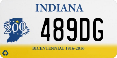 IN license plate 489DG