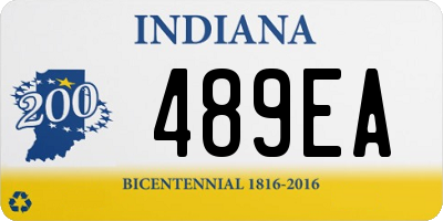 IN license plate 489EA