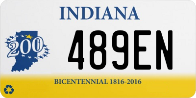 IN license plate 489EN