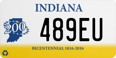 IN license plate 489EU