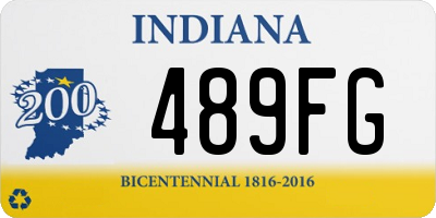IN license plate 489FG