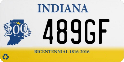 IN license plate 489GF