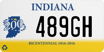 IN license plate 489GH