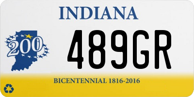 IN license plate 489GR