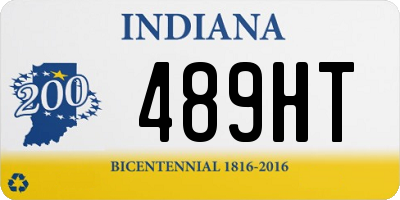 IN license plate 489HT