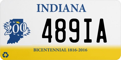 IN license plate 489IA