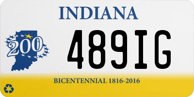 IN license plate 489IG