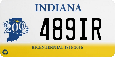 IN license plate 489IR