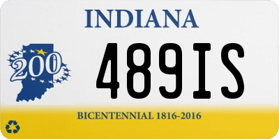 IN license plate 489IS