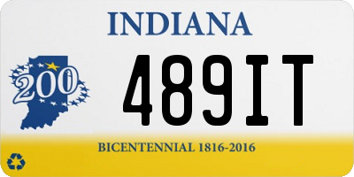 IN license plate 489IT